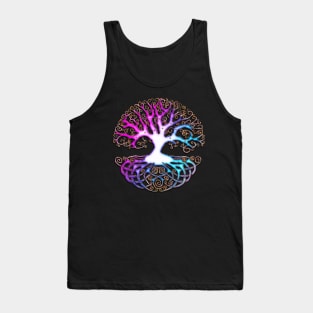 Wonderful celtic tree with celtic knot Tank Top